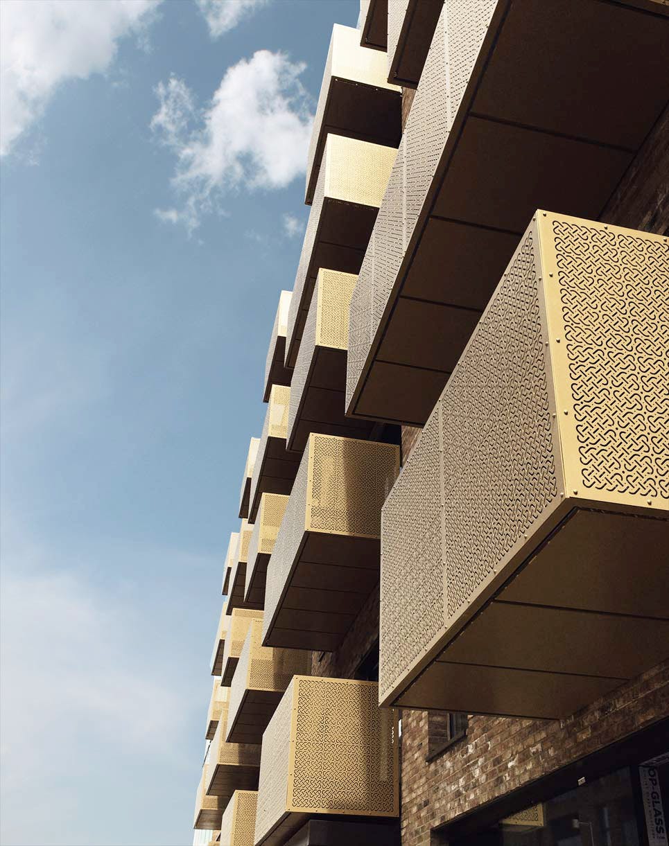 Cannon-Wharf_ Perforated Balconies Detail
