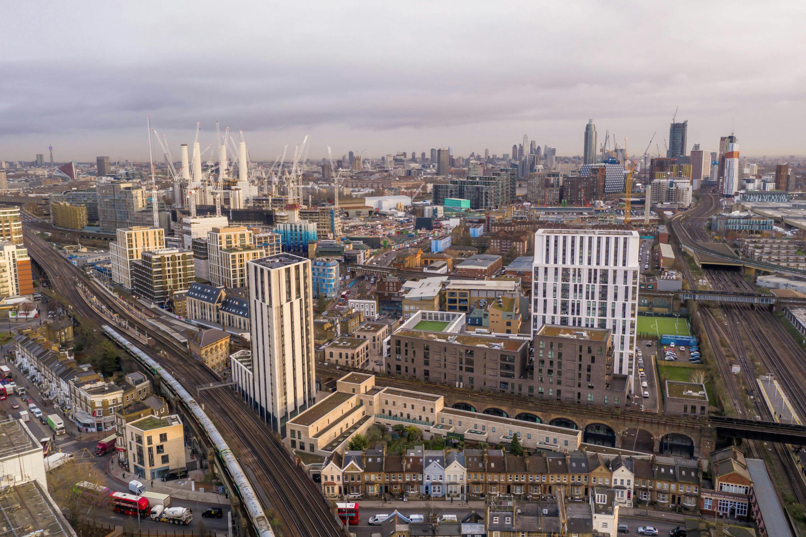 Battersea Exchange- Drone View