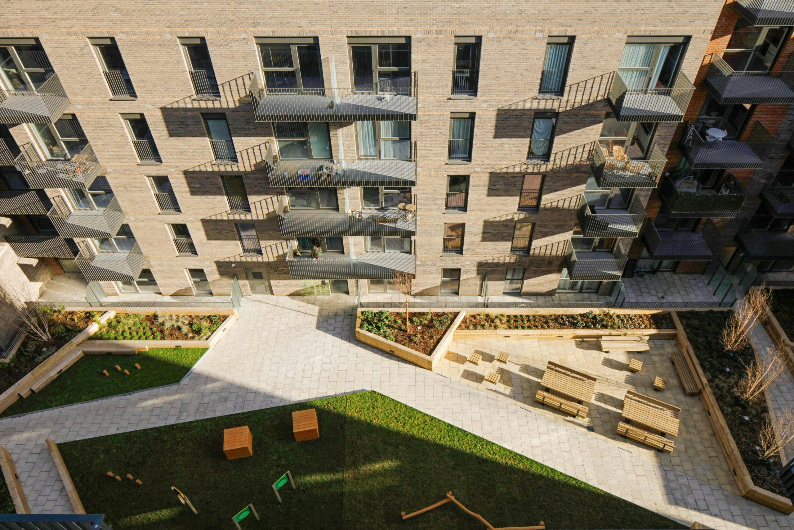 _East Ham Courtyard Top View